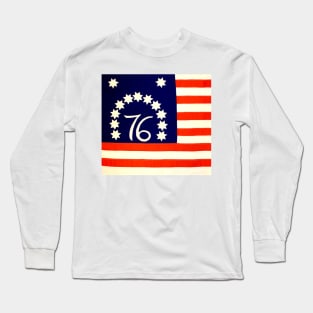 1976 bicentennial Flag Long Sleeve T-Shirt